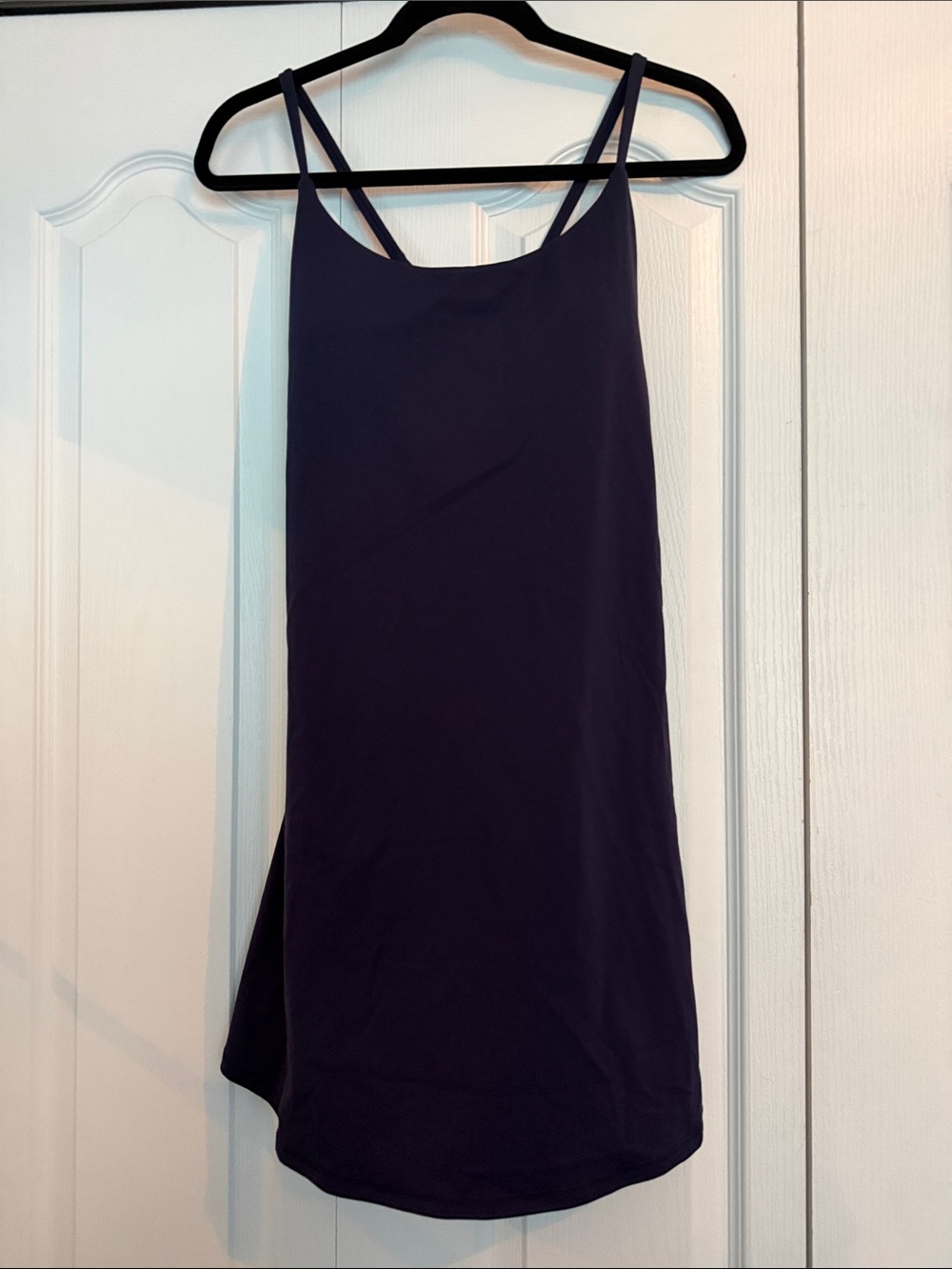 HALARA Navy Double-Strap Slip Dress